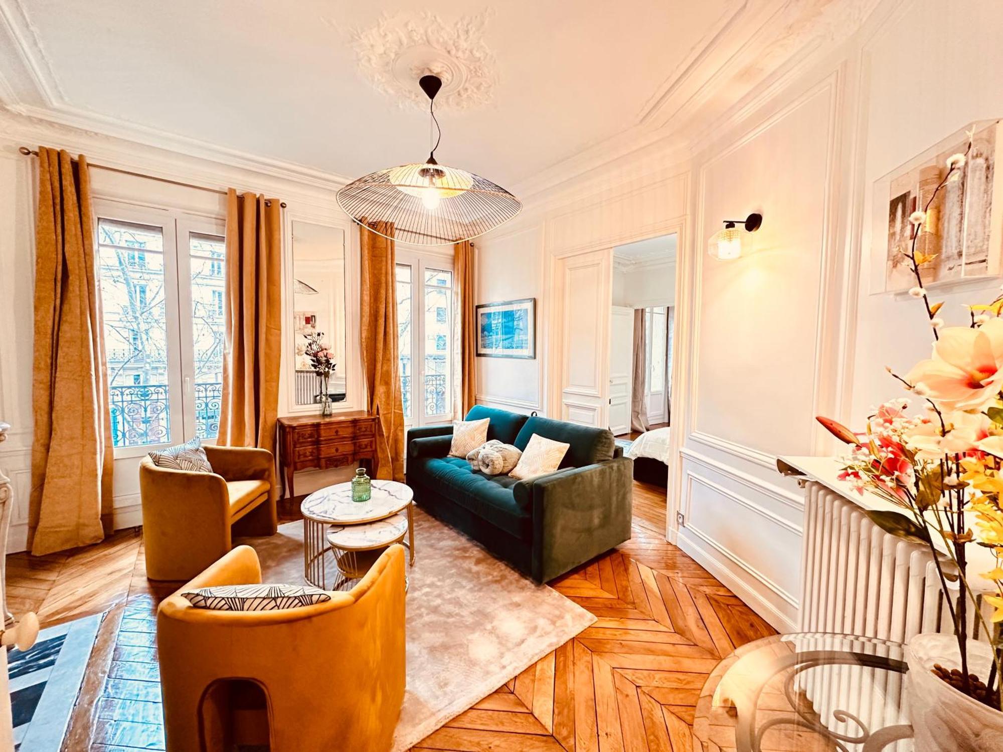 Charming 4-room Flat Near Eiffel Tower-8people-2 Bedrooms Appartement *