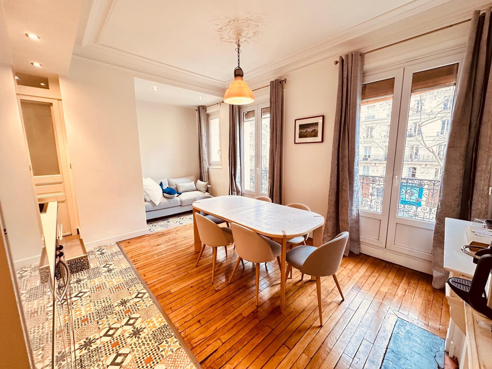 Charming 4-room Flat Near Eiffel Tower-8people-2 Bedrooms